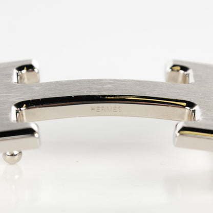 Hermes Box Taurillon Clemence 32mm H Belt 90 Black Blue Jean 6 of 7