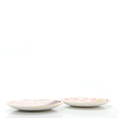 Hermes Porcelain Hippomobile Dessert Plate Set of 2 5 of 11