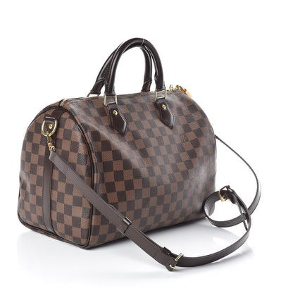 Louis Vuitton Damier Ebene Speedy Bandouliere 30 3 of 10
