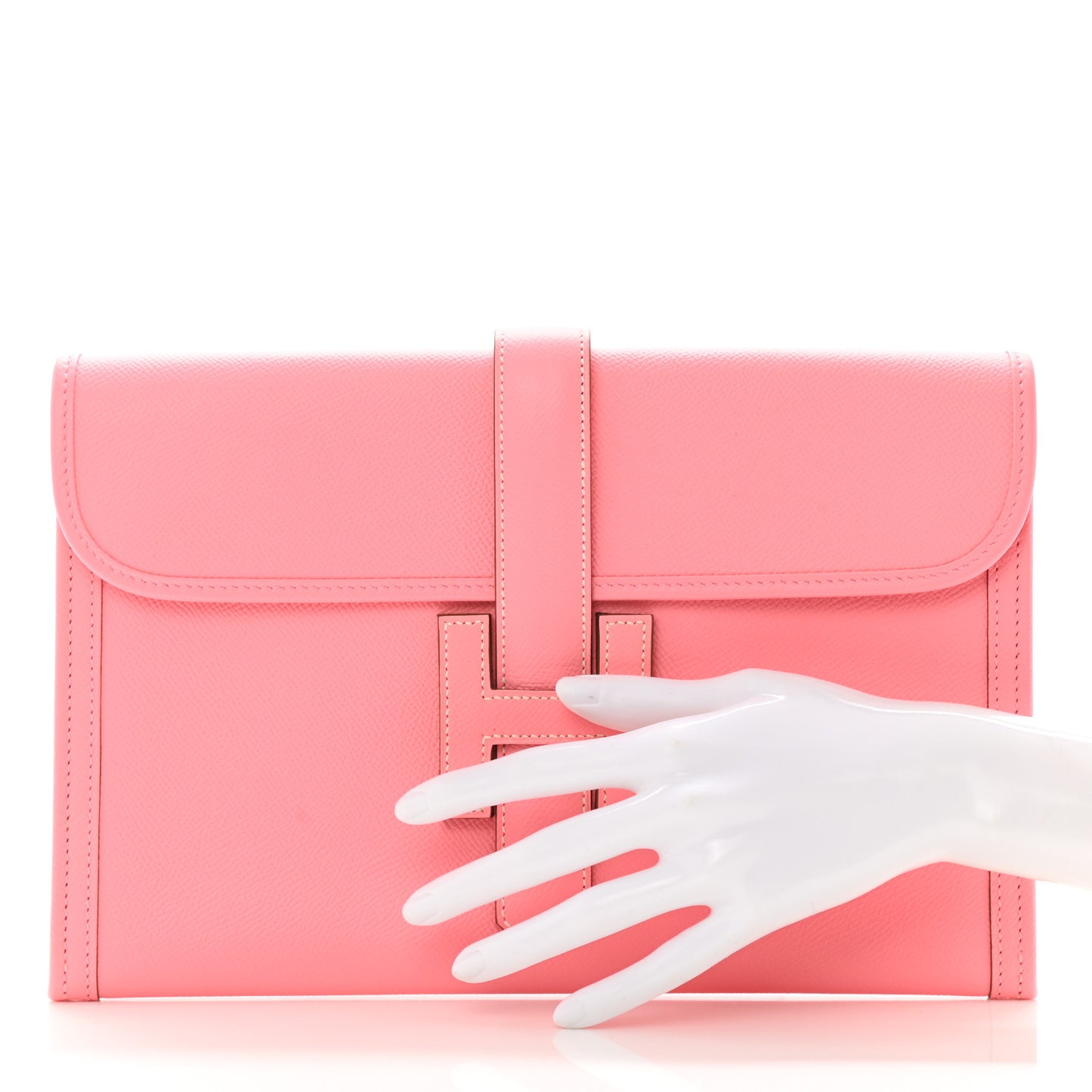 Epsom Jige PM Clutch Rose Confetti