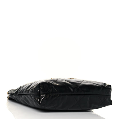 Chanel Shiny Calfskin Quilted Small Chanel 22 Black 5 of 14