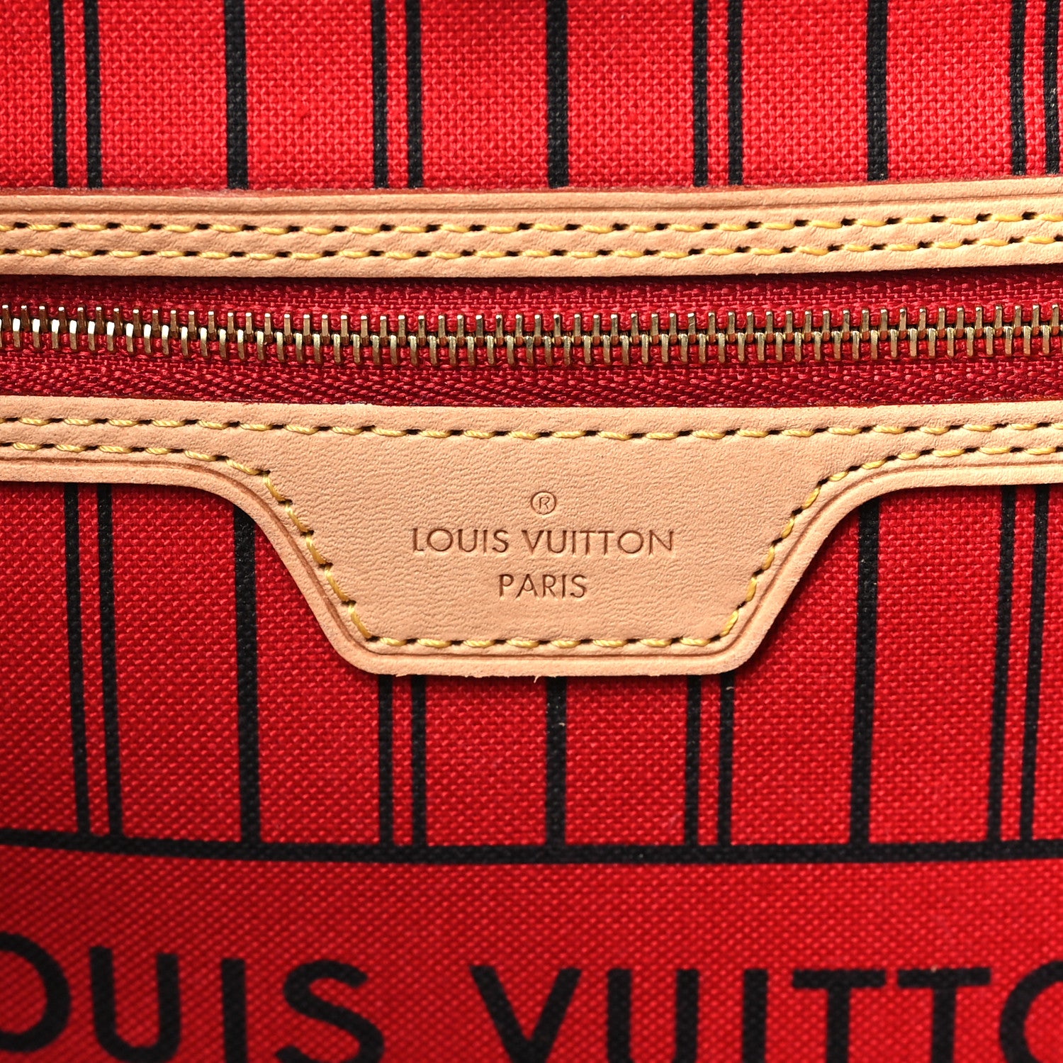 Louis Vuitton Monogram Neo Neverfull MM Cherry 7 of 9