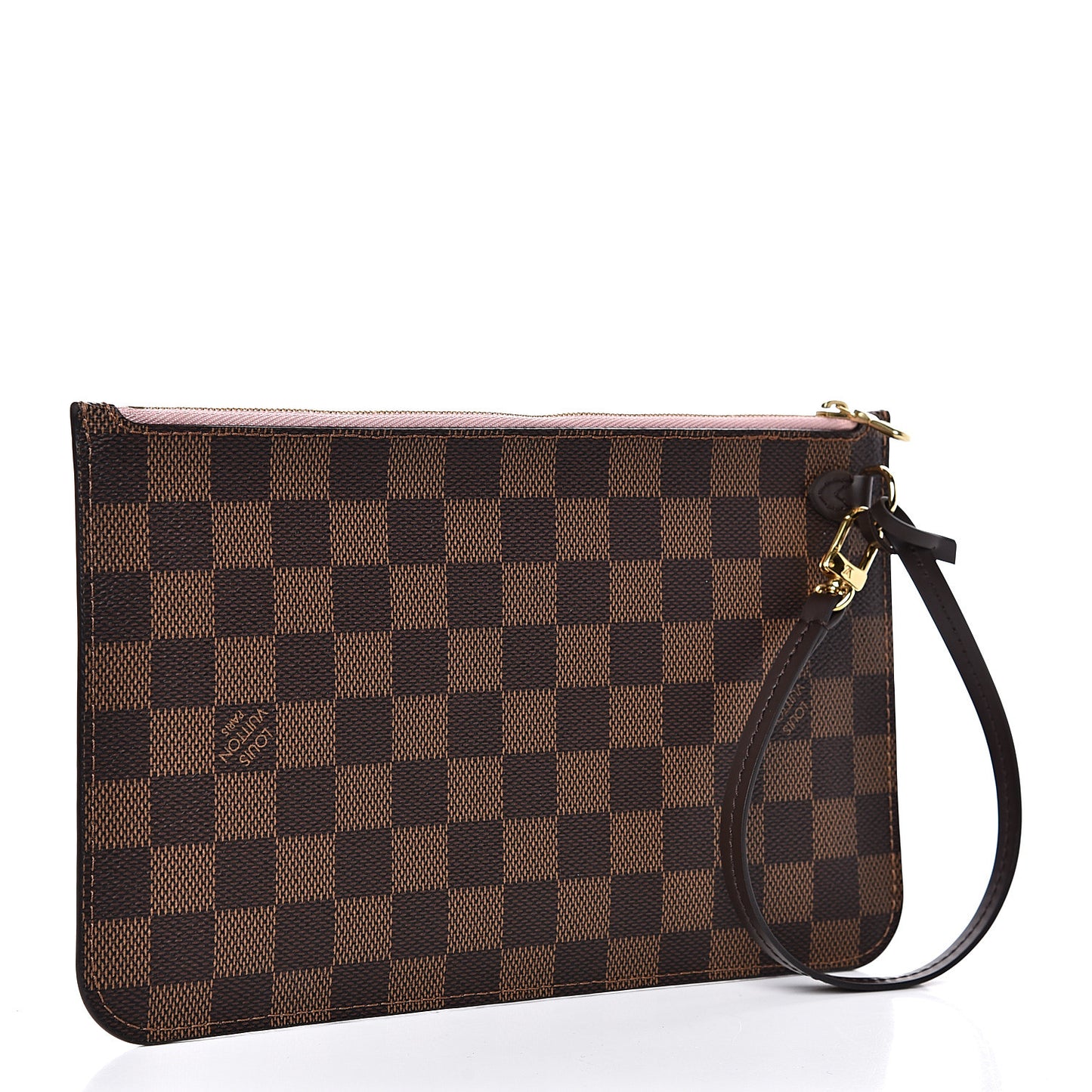 Damier Ebene Neverfull MM GM Pochette Rose Ballerine