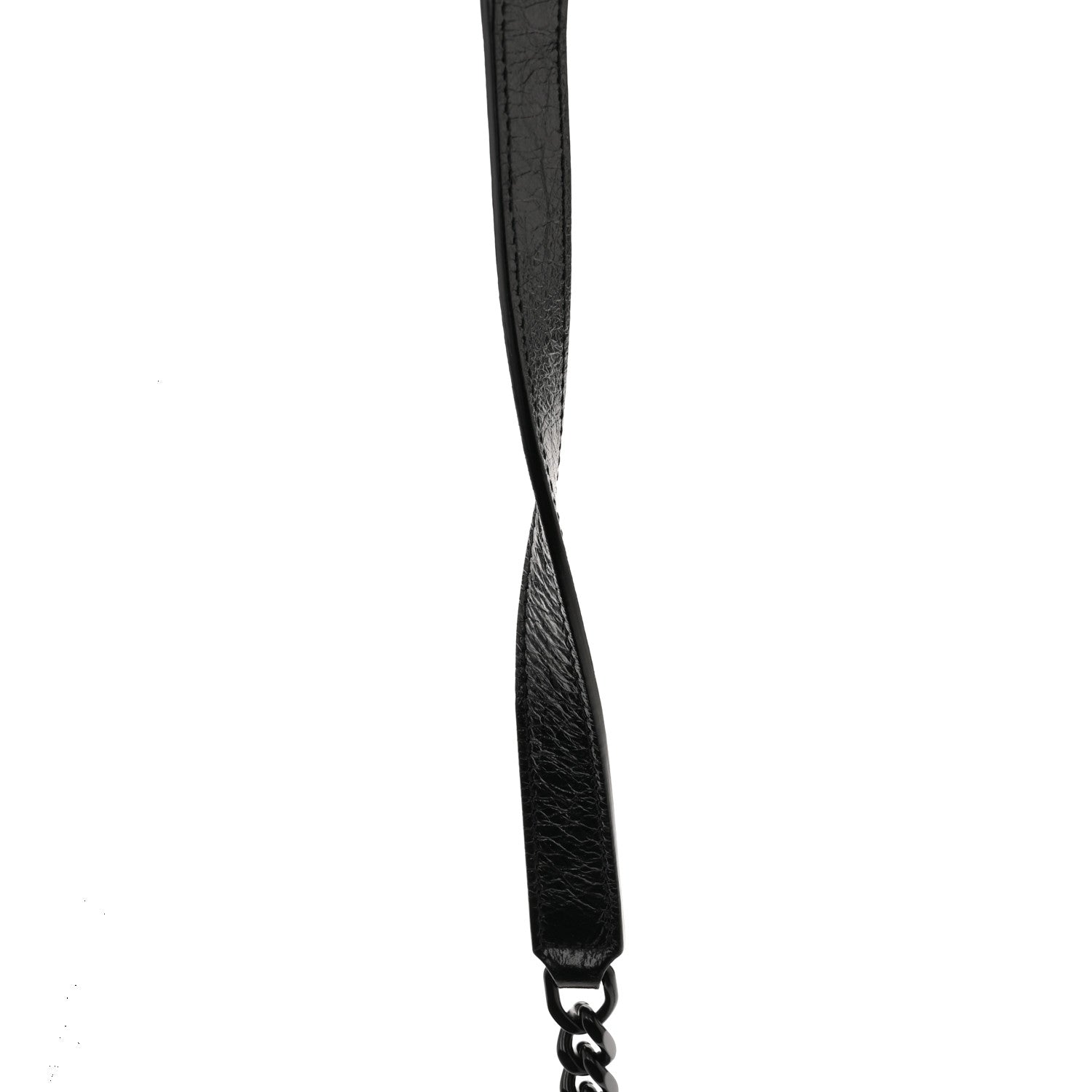 Saint Laurent Crinkled Calfskin Matelasse Monogram Medium Niki Chain Satchel Black 11 of 11