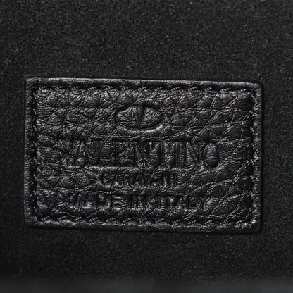 Valentino Garavani Grained Calfskin Medium Rockstud Backpack Black 6 of 8