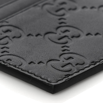 Gucci Guccissima Card Holder Black 8 of 9