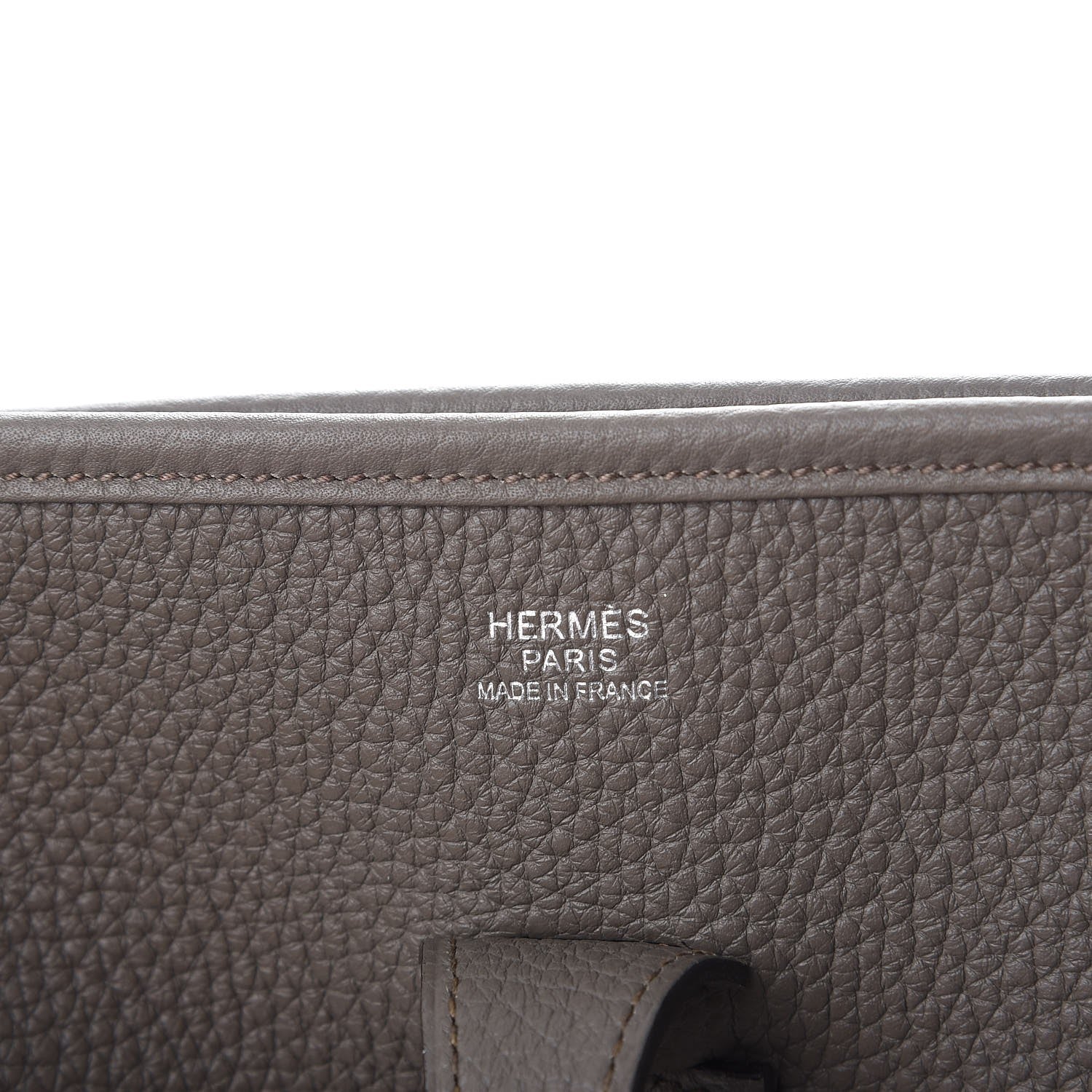 Hermes Taurillon Clemence Evelyne III PM Etain 6 of 8