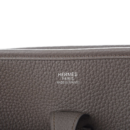 Hermes Taurillon Clemence Evelyne III PM Etain 6 of 8