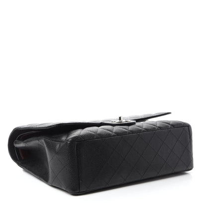 Chanel Caviar Quilted Maxi Double Flap Black 4 of 12