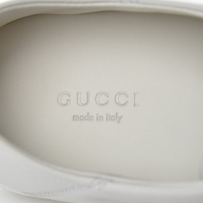 Gucci Calfskin Bee Star Embroidered Sylvie Web Ace Sneakers 40 White 6 of 10