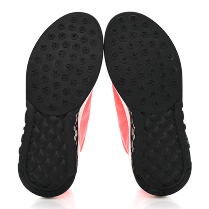 Chanel Lycra CC Sneakers 37 Orange 5 of 9