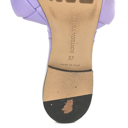 Bottega Veneta Nappa Maxi Intrecciato Lido Flat Sandals 37 Wisteria 10 of 14