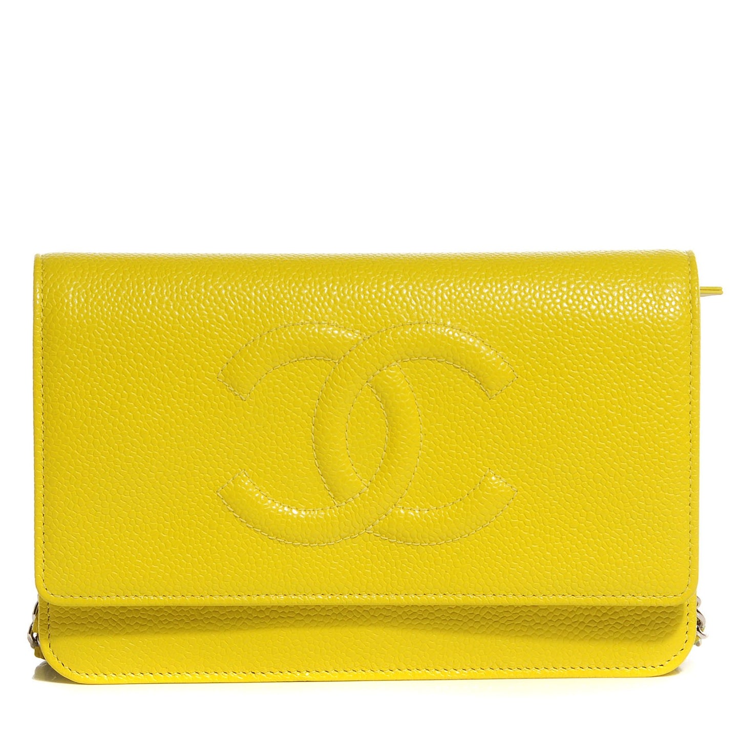 Caviar Timeless Wallet on Chain WOC Yellow