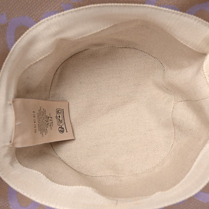 Gucci Monogram Jumbo GG Mosteria Bucket Hat L Beige Lapis 7 of 10