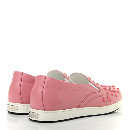 Jimmy Choo Calfskin Grove Sneakers 37.5 Pink 4 of 18