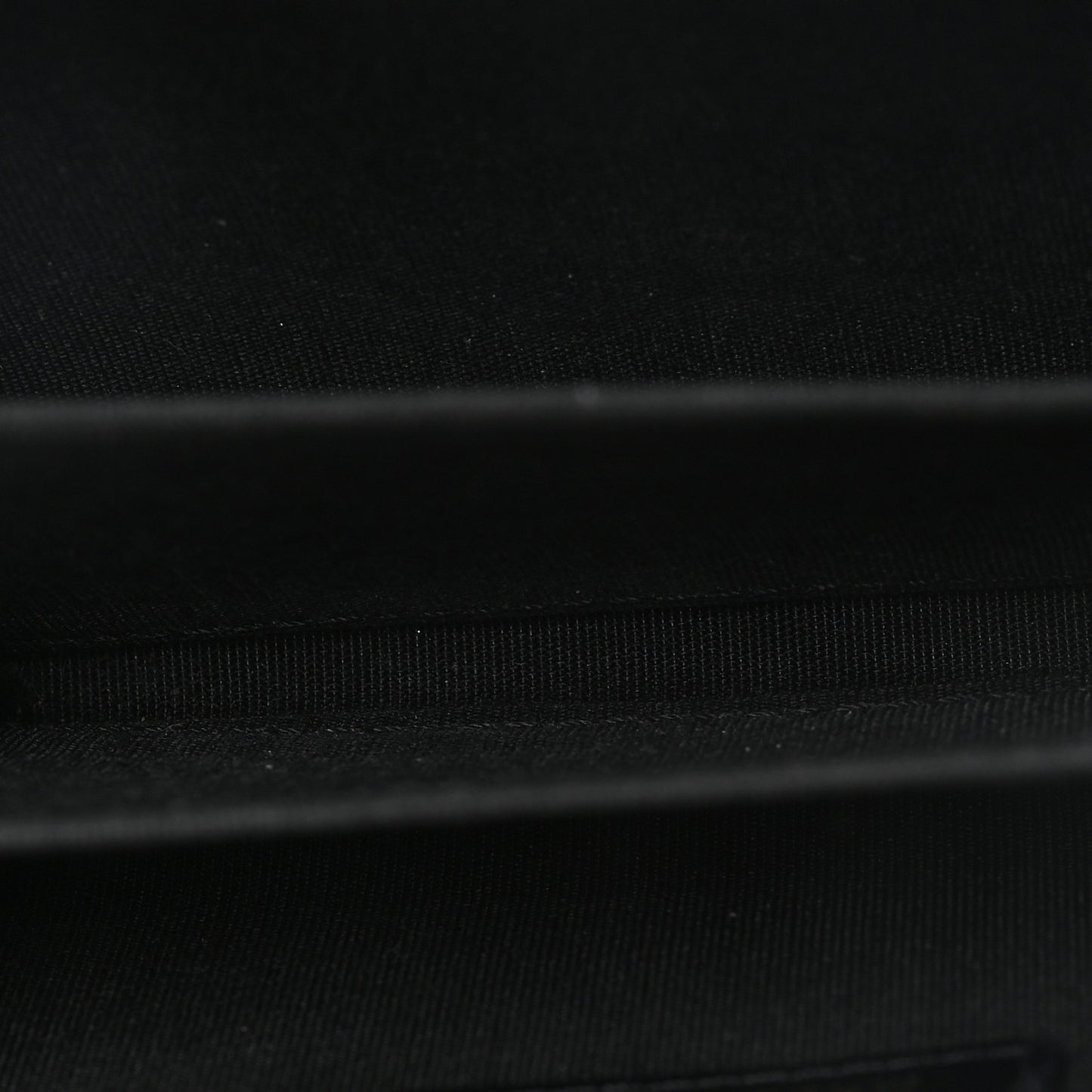 Caviar Quilted Boy Zip Around Coin Purse Wallet Black