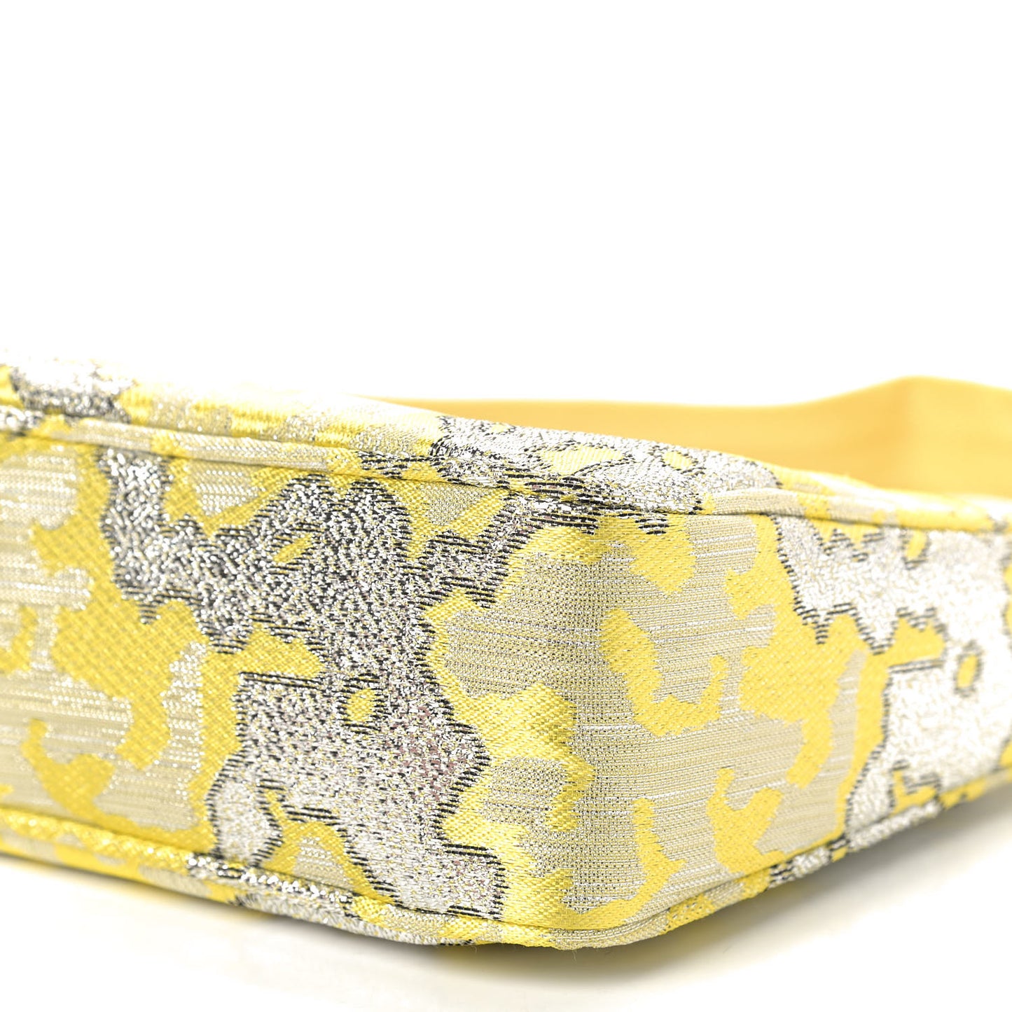 Broccato Mini Re-Edition 2000 Bag Limone Lurex