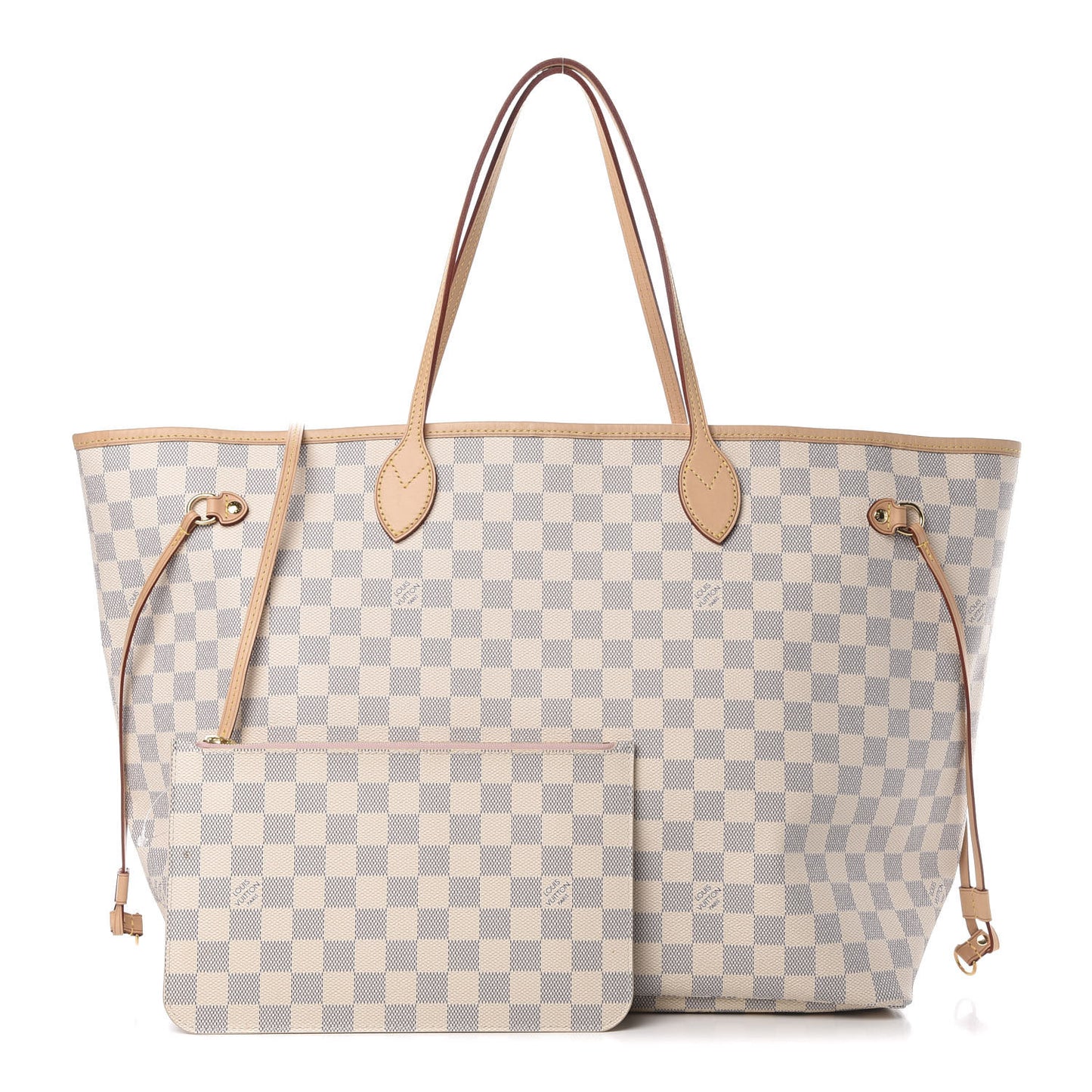 Damier Azur Neo Neverfull GM Rose Ballerine