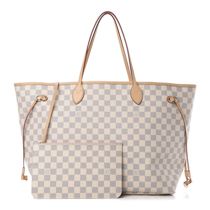 Louis Vuitton Damier Azur Neo Neverfull GM Rose Ballerine 1 of 14
