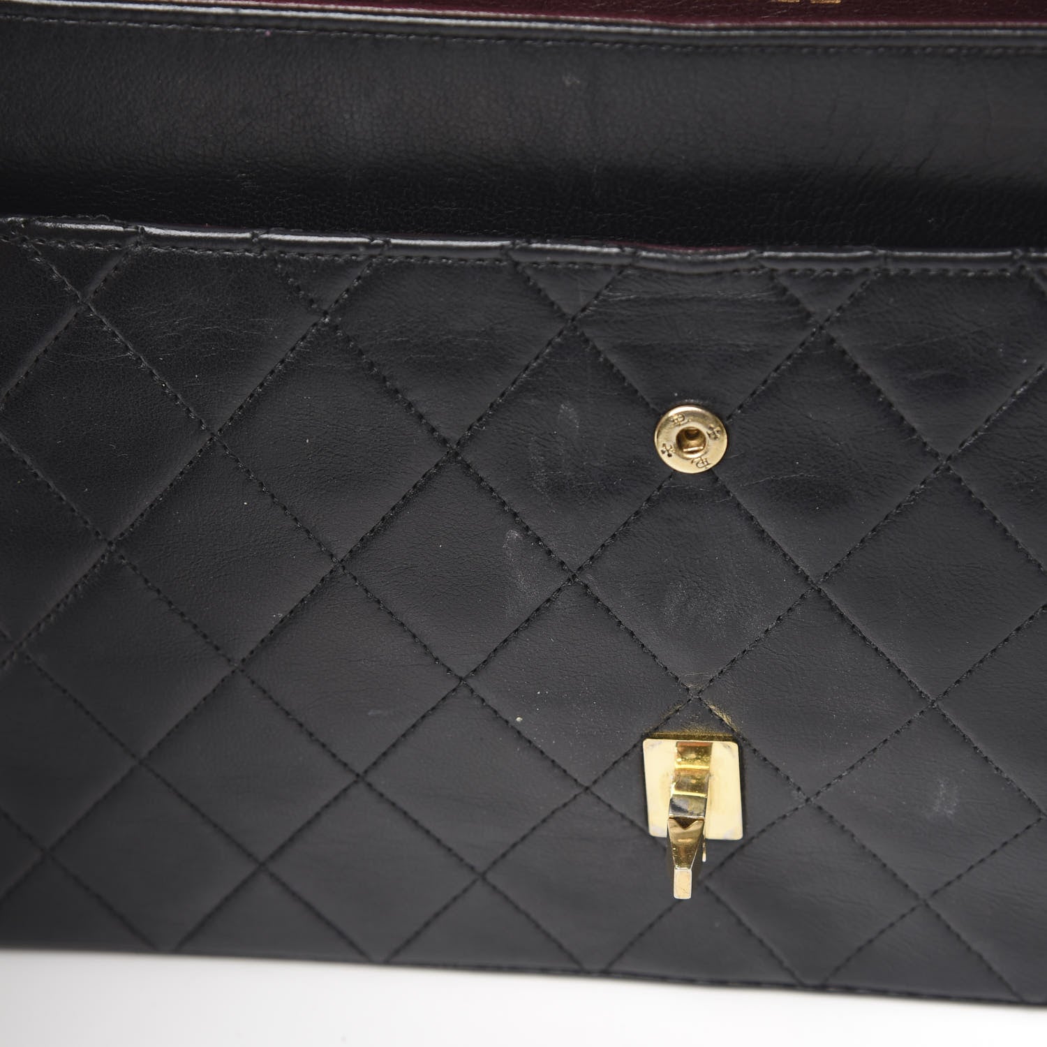Chanel Lambskin Quilted Medium Double Flap Black 22 of 22
