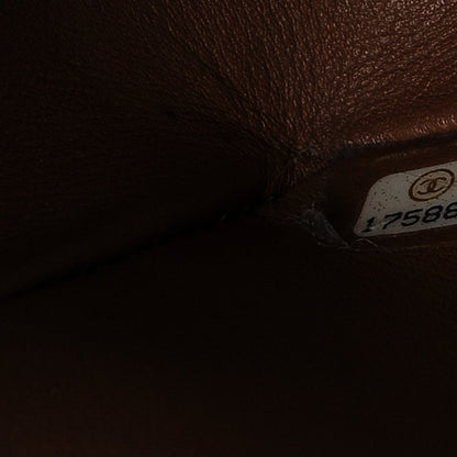 Chanel Python Mini Rectangular Flap Blue Brown 6 of 6