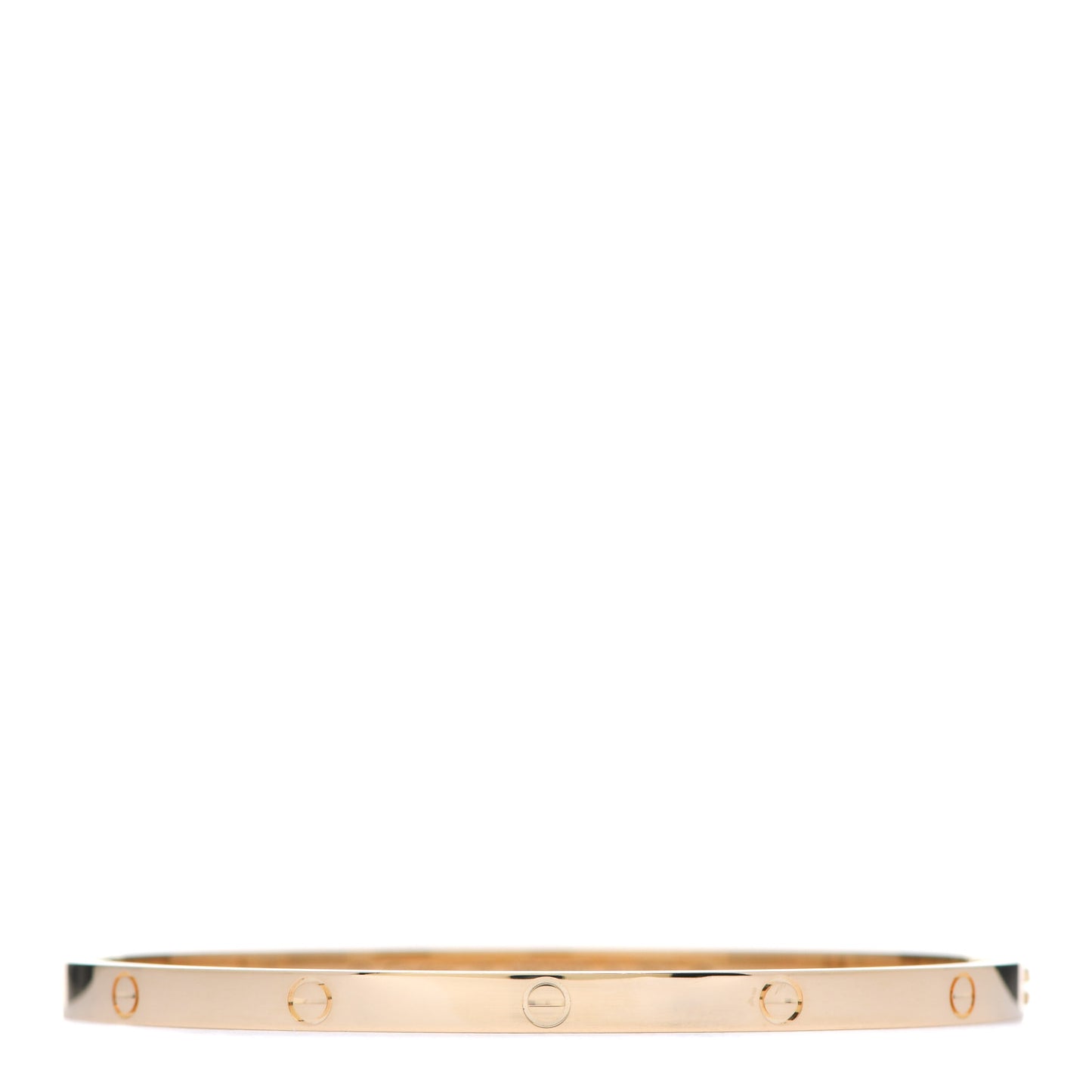 18K Yellow Gold Small LOVE Bracelet 17