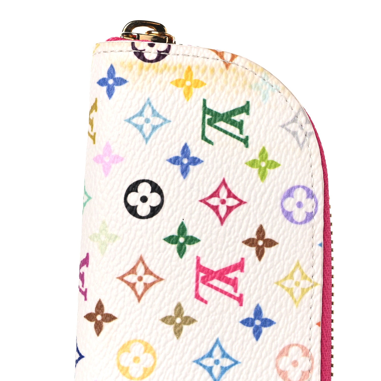 Louis Vuitton LV X TM Monogram Multicolor Charlotte Pencil Pouch Fuchsia 7 of 8