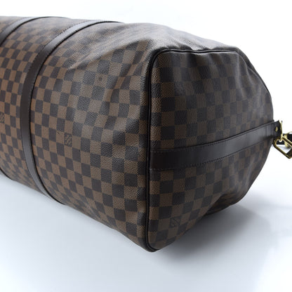 Louis Vuitton Damier Ebene Keepall Bandouliere 55 8 of 9