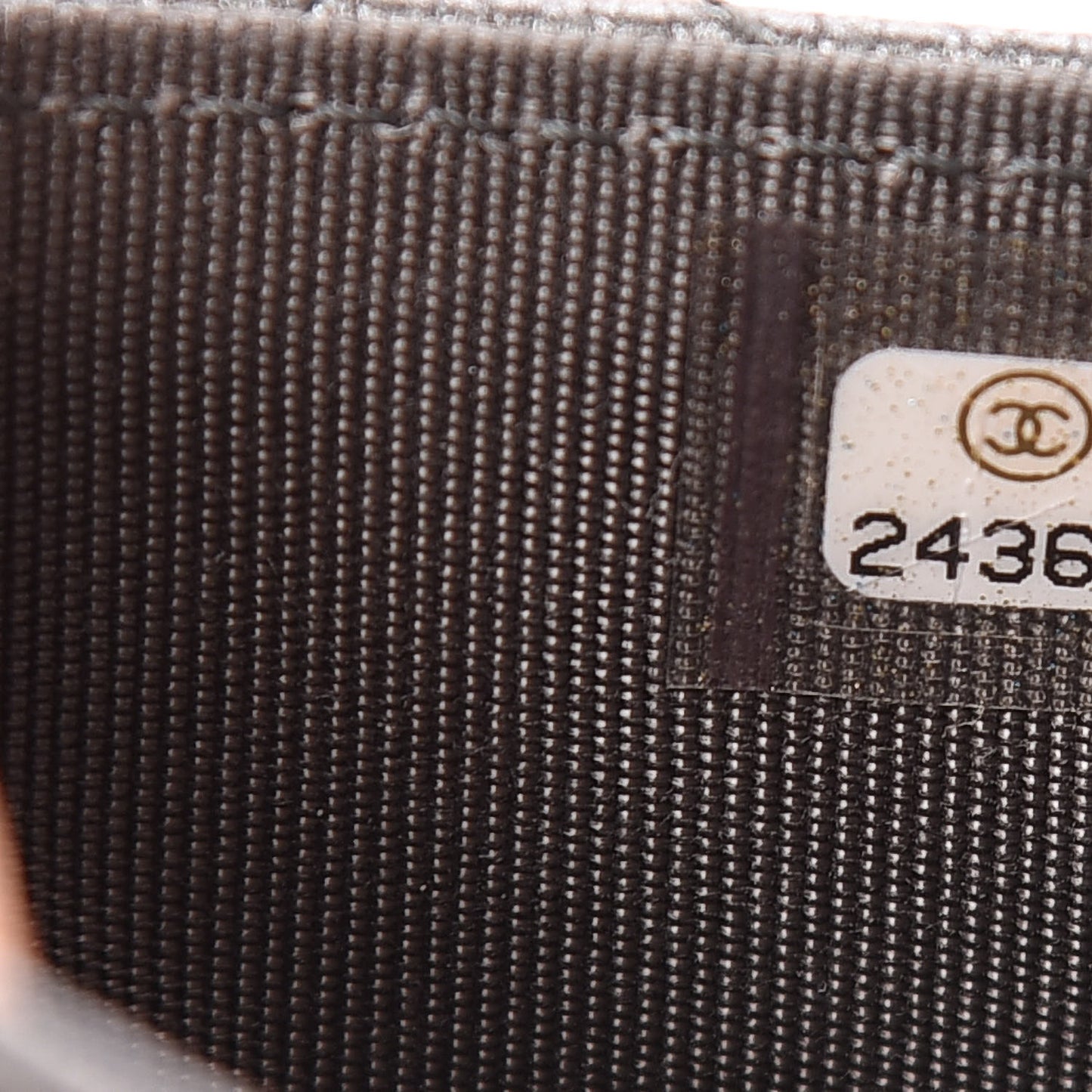 Metallic Calfskin Quilted Reissue Card Holder Wallet Grey