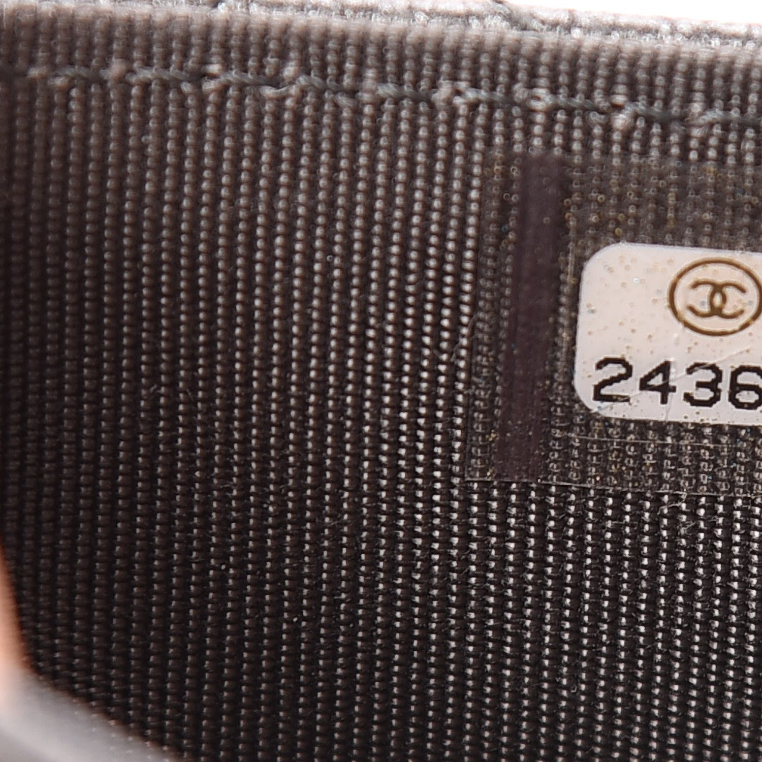 Chanel Metallic Calfskin Quilted Reissue Card Holder Wallet Grey 8 of 8