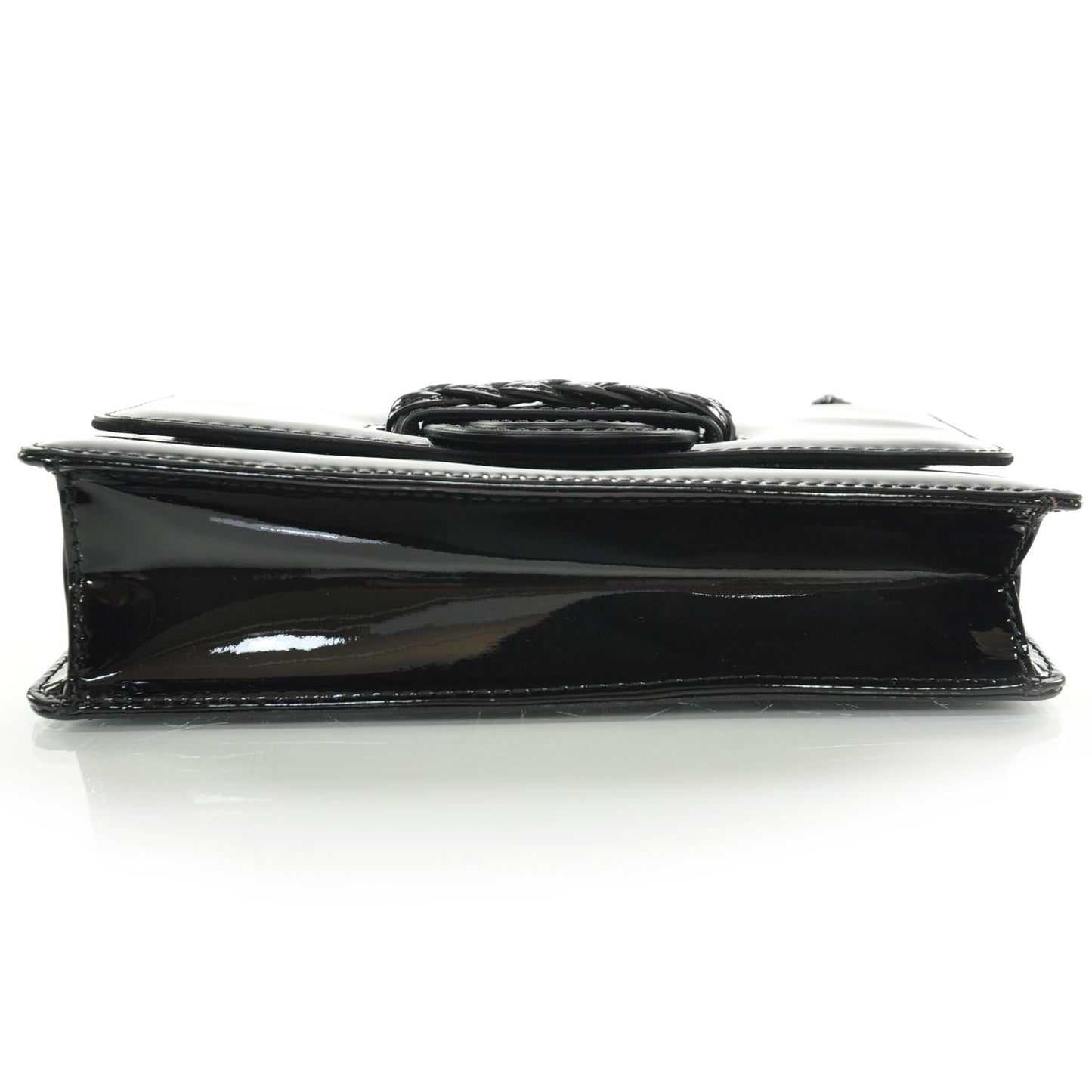 Patent Histoire Shoulder Bag Black