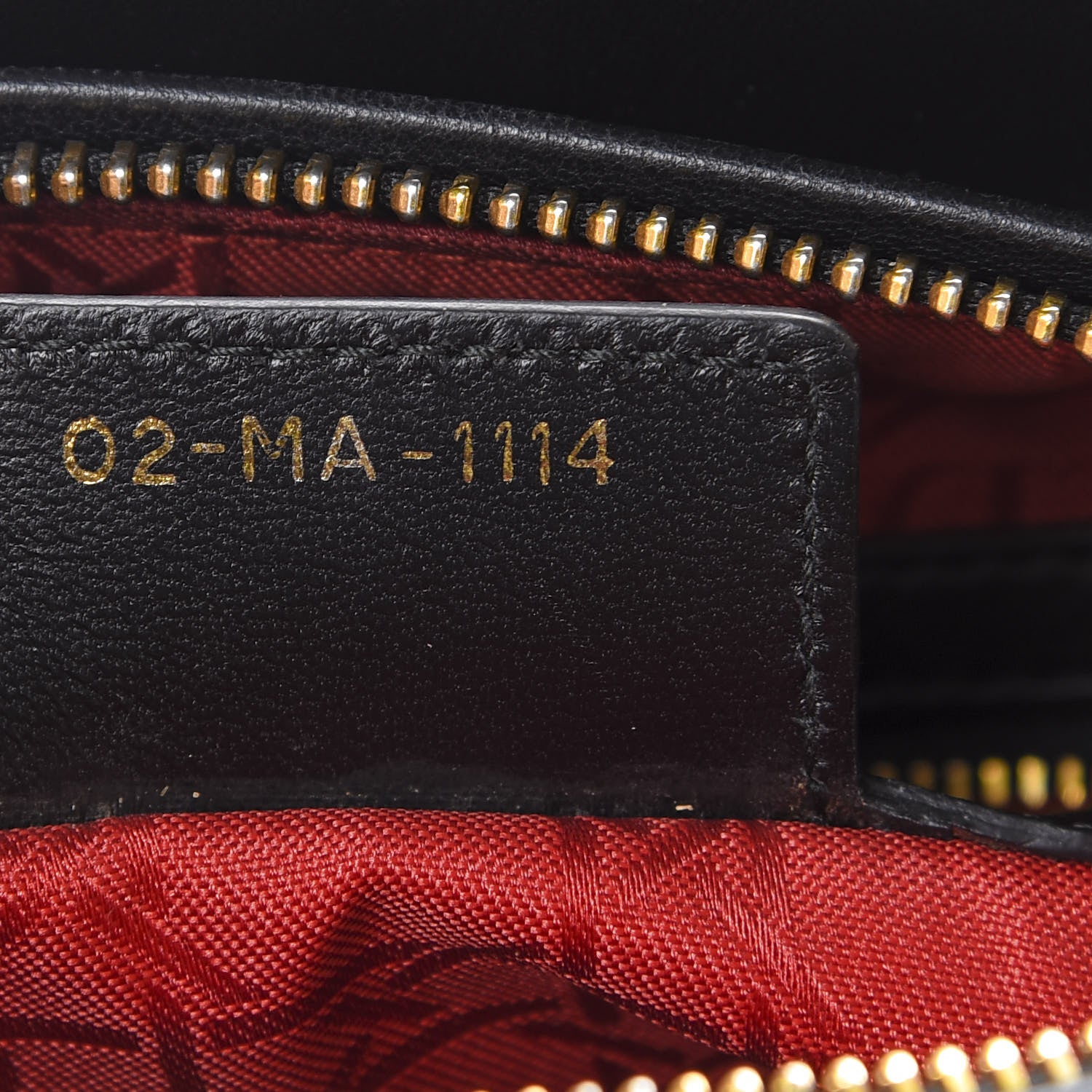 Christian Dior Lambskin Cannage Medium Lady Dior Black 6 of 11