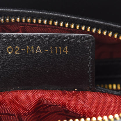 Christian Dior Lambskin Cannage Medium Lady Dior Black 6 of 11