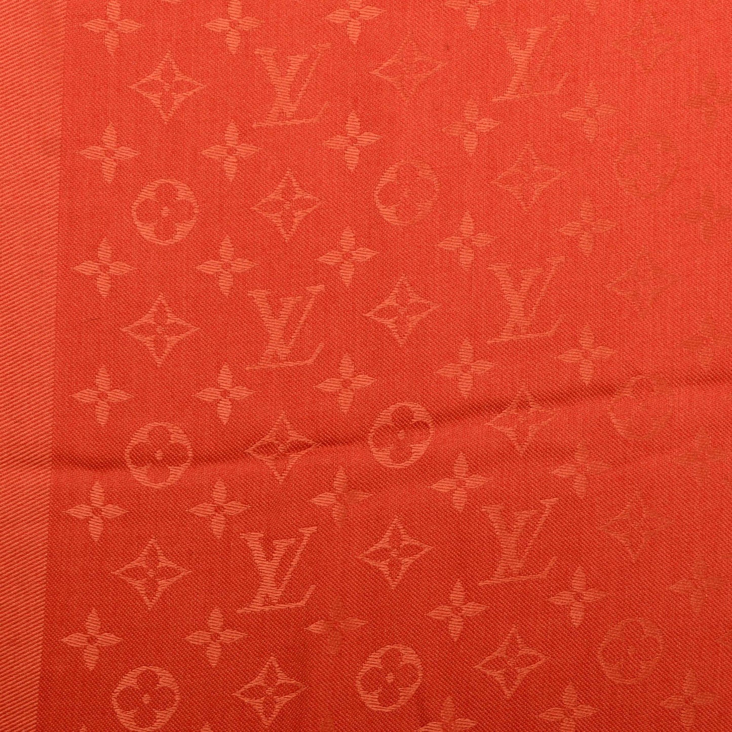 Wool Silk Monogram Shawl Orient
