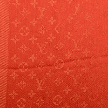 Louis Vuitton Wool Silk Monogram Shawl Orient 1 of 5