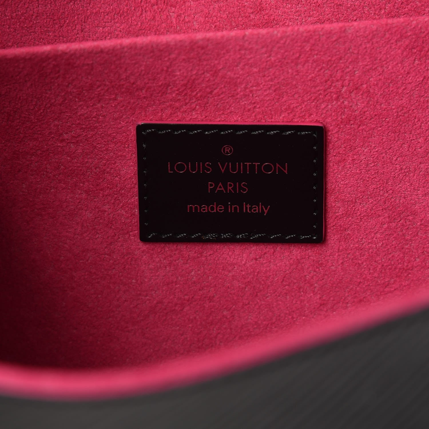 Louis Vuitton Epi Pochette Felicie Black Hot Pink 6 of 8