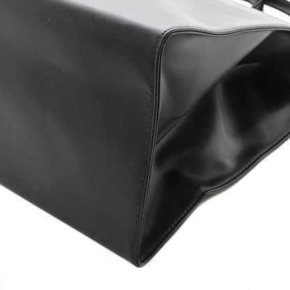 Telfar Vegan Leather Large Shopping Bag Black 10 of 10