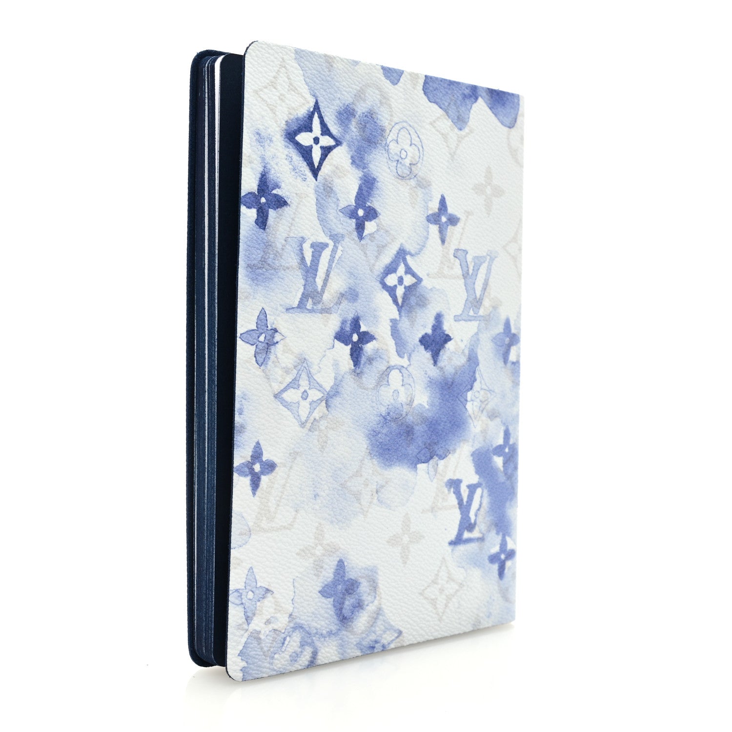 Louis Vuitton Monogram Watercolor Clemence Notebook Blue 3 of 6