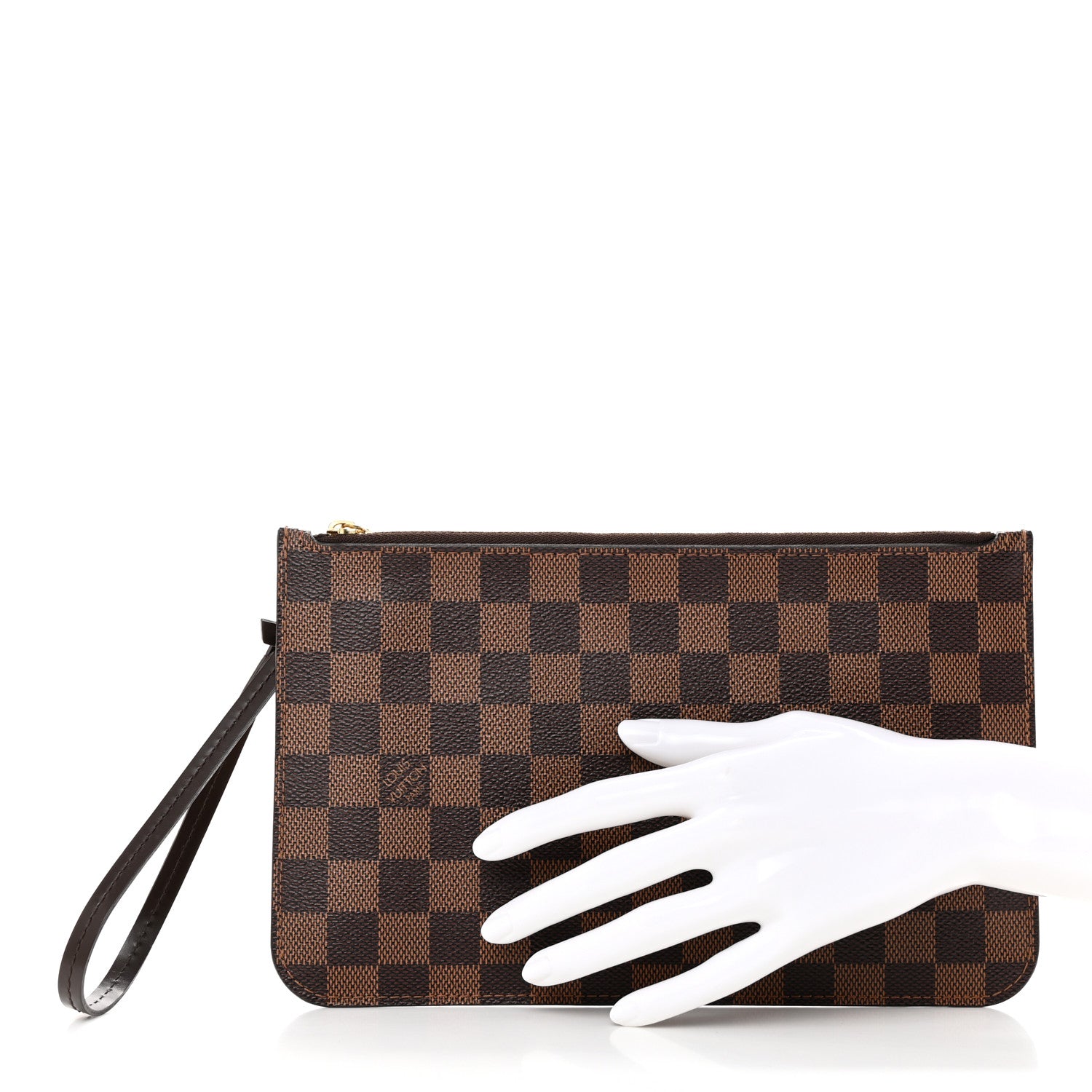 Louis Vuitton Damier Ebene Neverfull MM GM Pochette 2 of 12