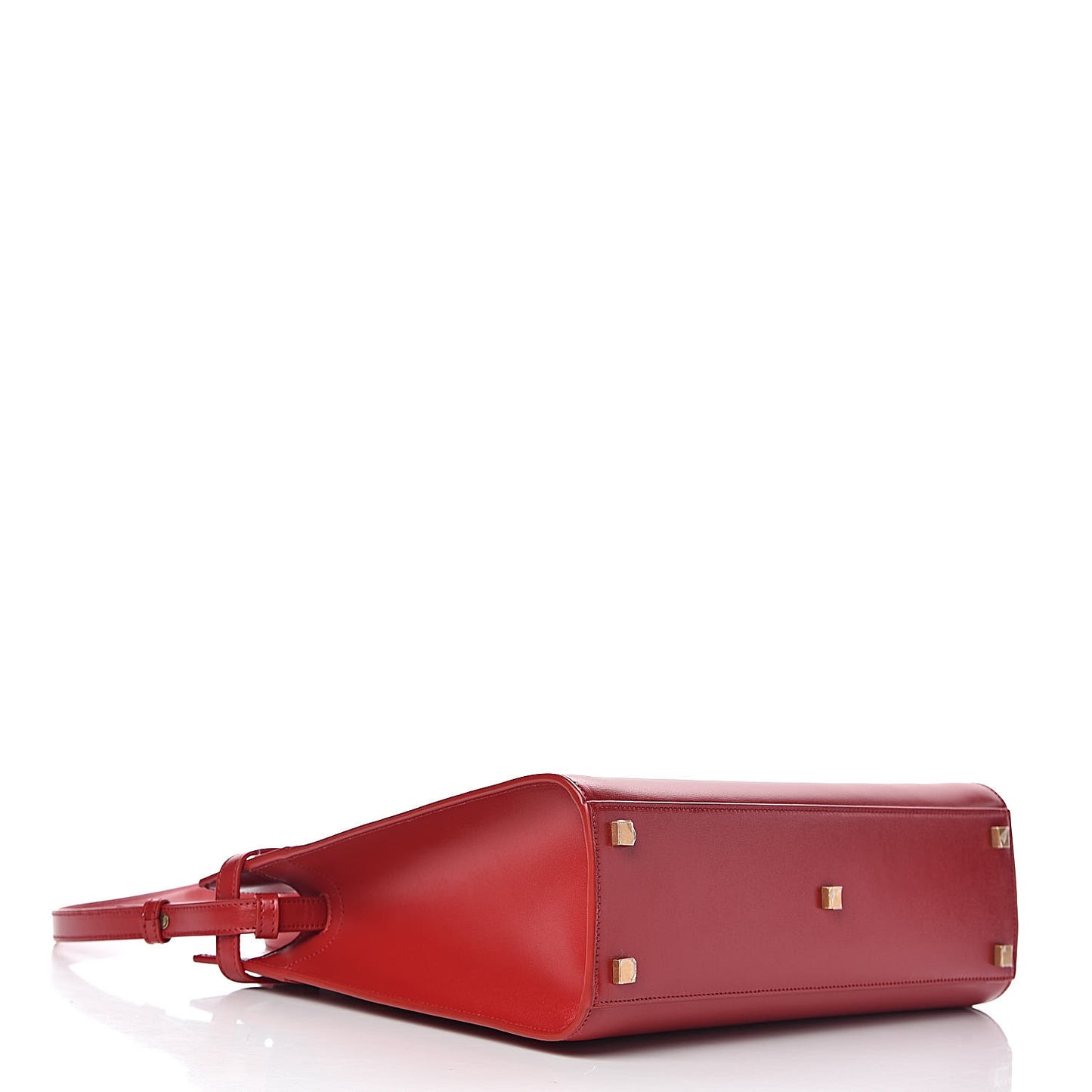 Calfskin Small Manhattan Shopper Tote Red