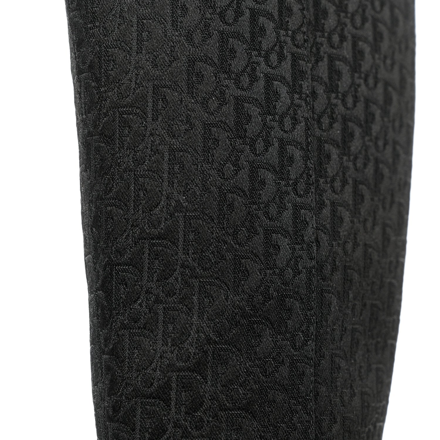 Christian Dior Monogram Buckle Tall Boots 36 Black 6 of 9
