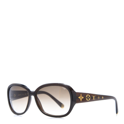 Louis Vuitton Acetate Obsession GM Sunglasses Z0459W Brown Glitter 1 of 8