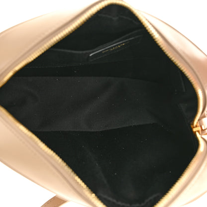 Saint Laurent Calfskin Matelasse Monogram Lou Camera Bag Dark Latte 4 of 9