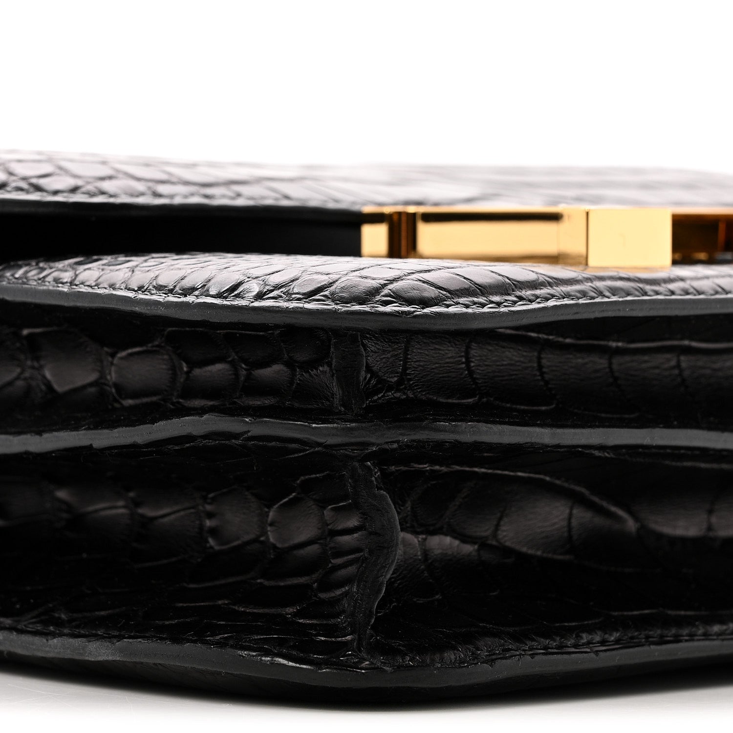Hermes Matte Alligator Constance 18 Black 10 of 15