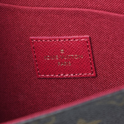 Louis Vuitton Monogram Pochette Felicie Chain Wallet Fuchsia 7 of 13