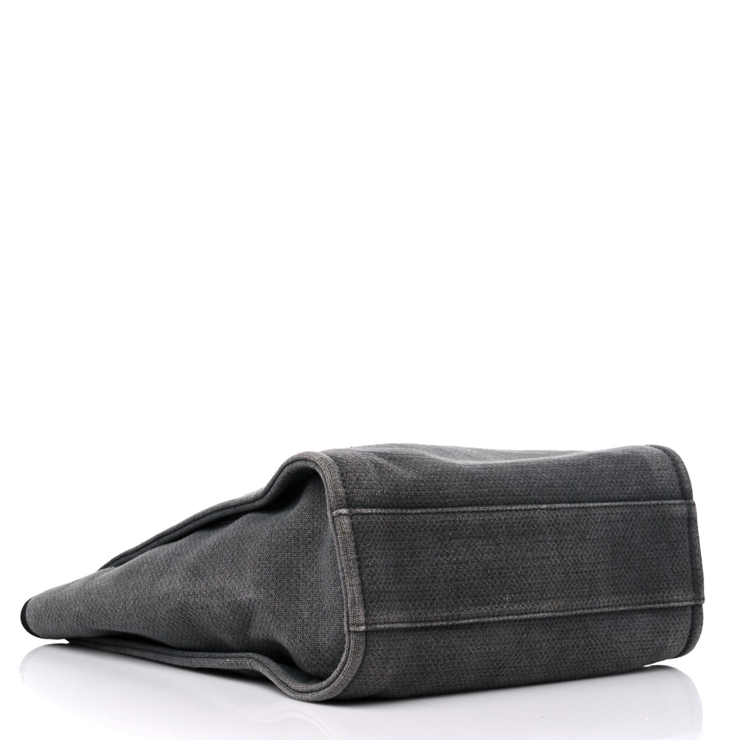 Canvas Mini Deauville Tote Dark Grey