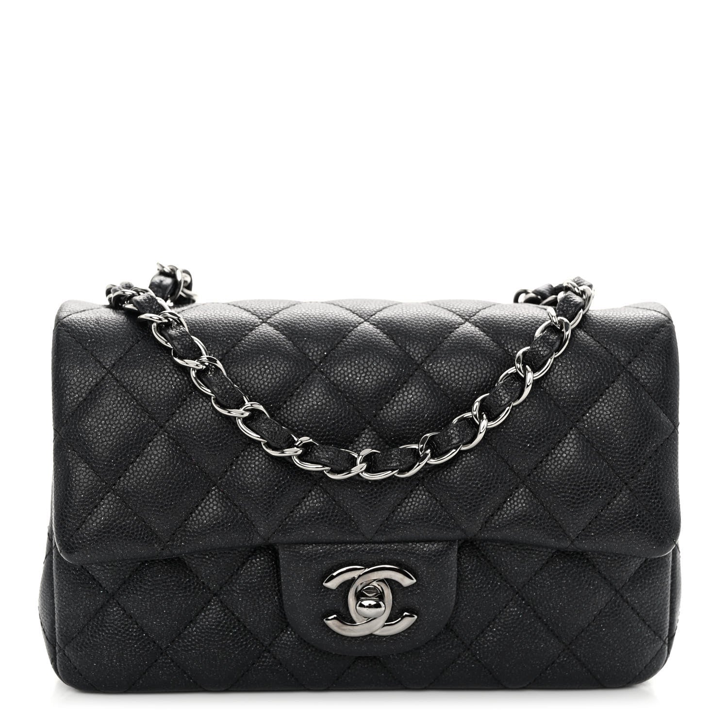 Chanel Caviar Quilted Mini Rectangular Flap Black 1 of 10