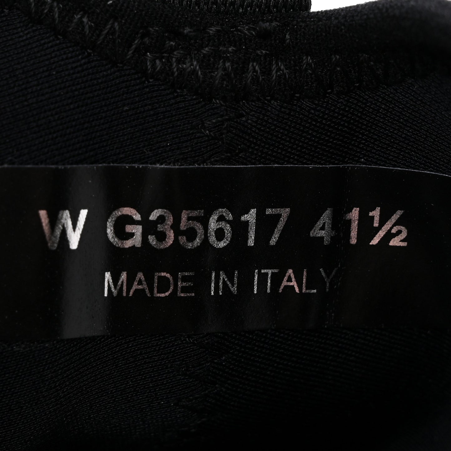 Velvet Calfskin Mixed Fibers CC Sneakers 41.5 Black