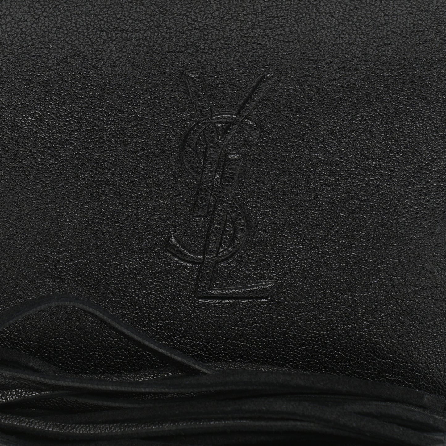 Lambskin Monogram Lou Belt Bag Black