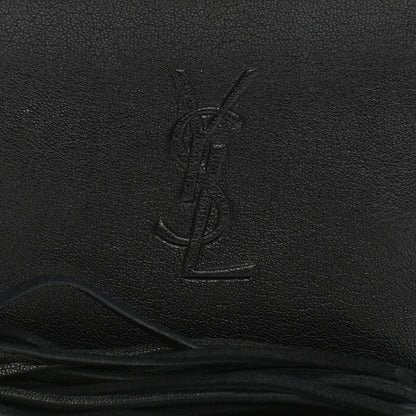 Saint Laurent Lambskin Monogram Lou Belt Bag Black 8 of 10